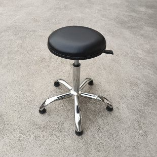 Factory Direct Supply Dust-Free Workshop Anti-Static Leather Stool Laboratory Lift Round Stool Factory Assembly Line Stool