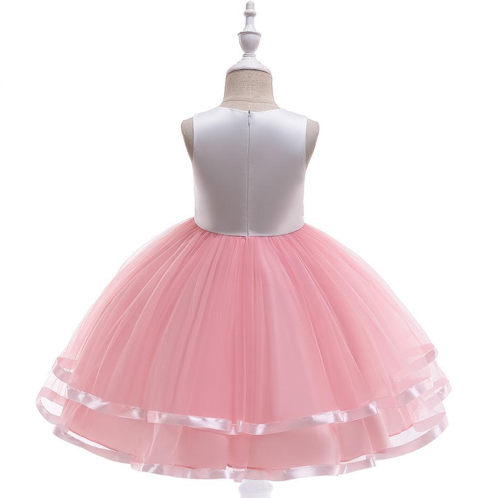 Vestido de unicornio para niñas, vestido para actuaciones, vestido de princesa unicornio, vestido tutú de malla y encaje, disfraz para actuaciones