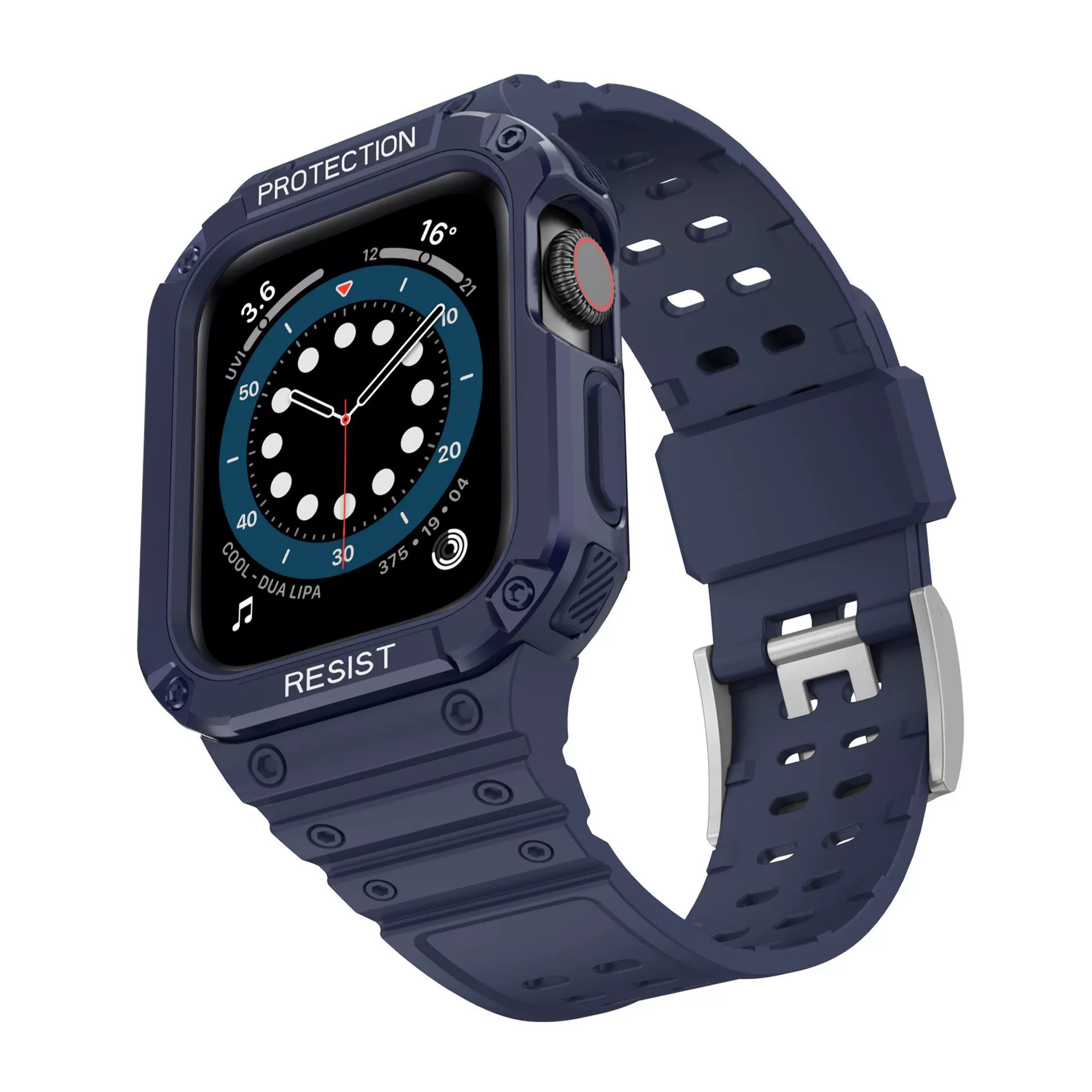 Соответствующие ремешки для Apple Watch IWATCH98765432, чувствительный силикон тибетский, оптом TPU+PC корпус