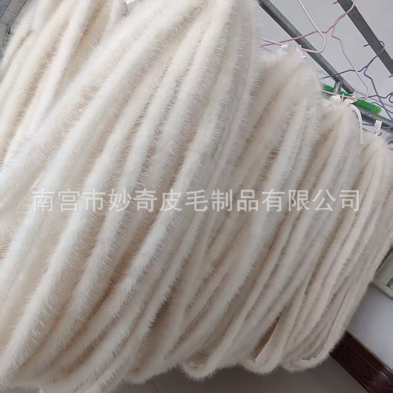 白色仿毛边人造毛毛条鞋口袖口玩具裙带装饰汉服旗袍花边服装材料