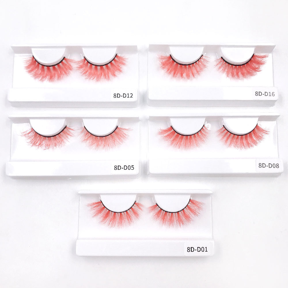 New Full Color 18mm Fluffy Multi-layer Three-dimensional False Eyelashes display picture 4