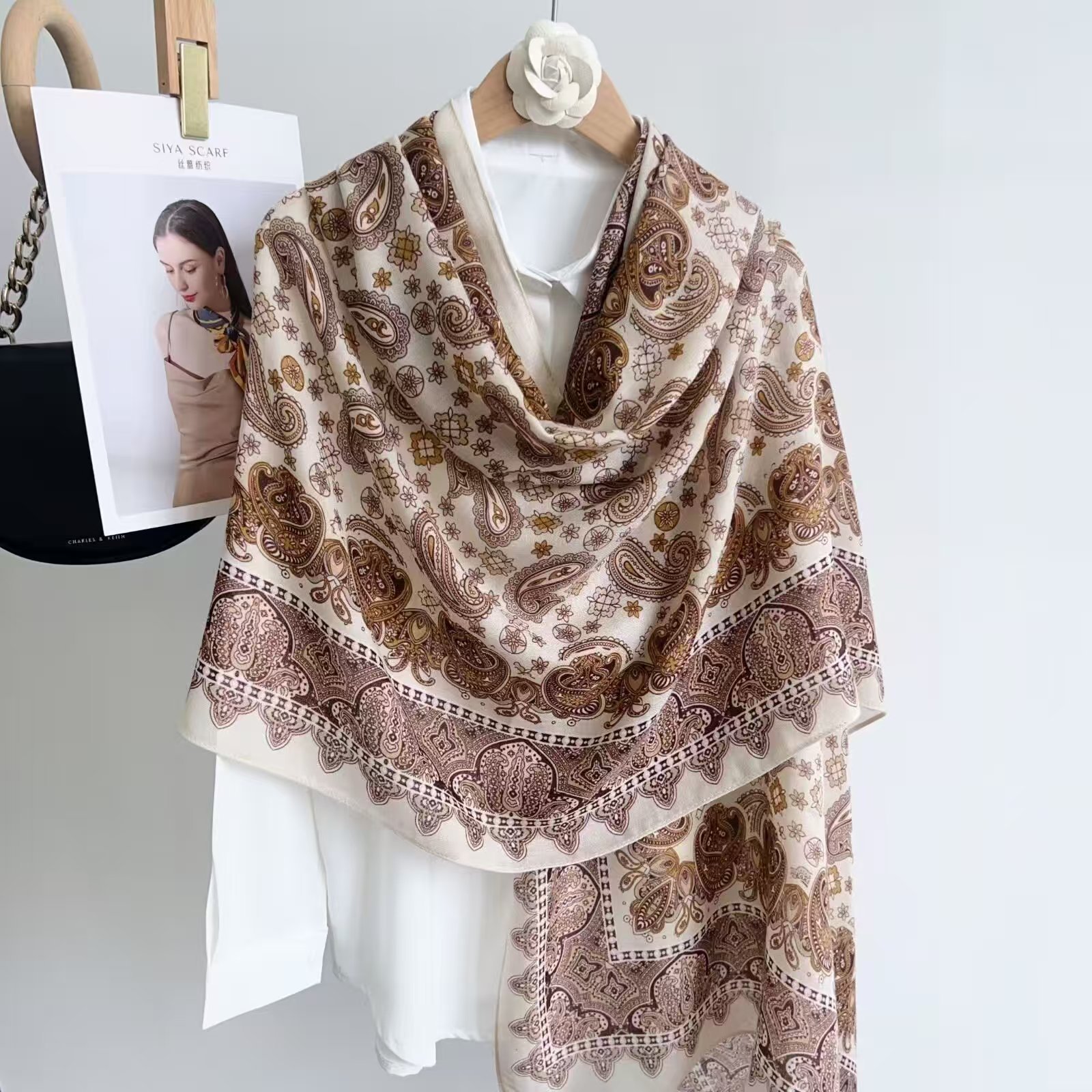 면과 린넨 스카프-25