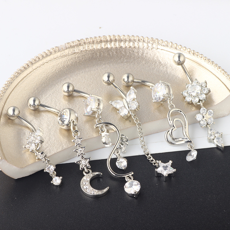 Labret piercing jewelry detail image
