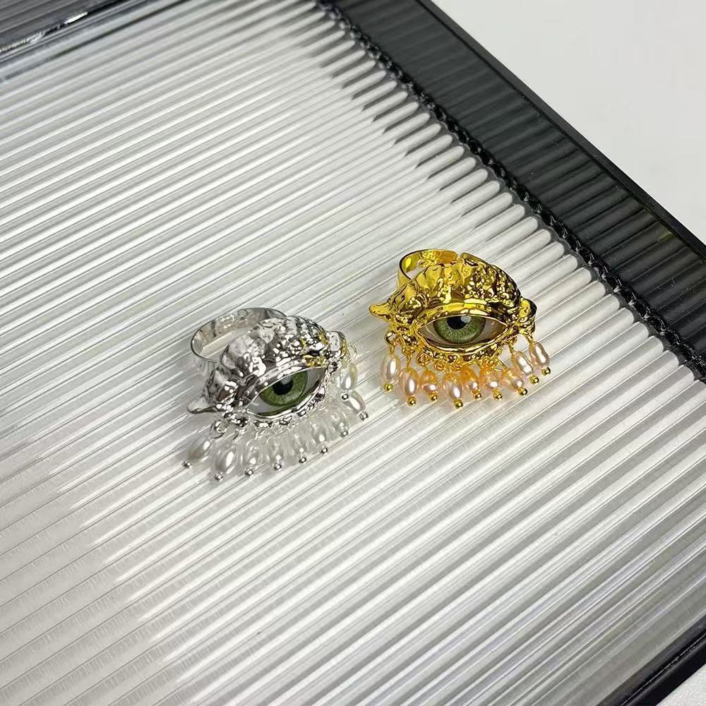 Devil's Eye Vintage Statement Ring For Women High-end Luxury_voghion.com