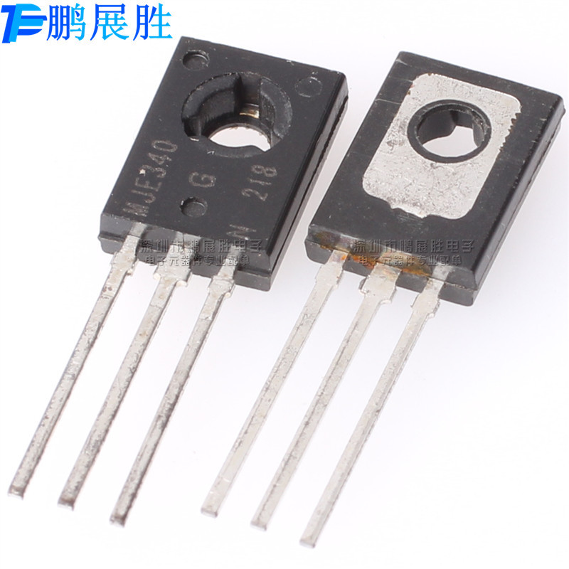 MJE340现货 直插 封装TO126 JE340 MJE340G NPN 0.5A/300V 三极管