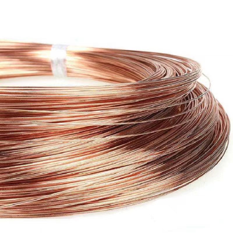 Fábrica en stock T2 alambre de cobre suave recocido a mano alambre de cobre suave electrolito alambre de cobre desnudo