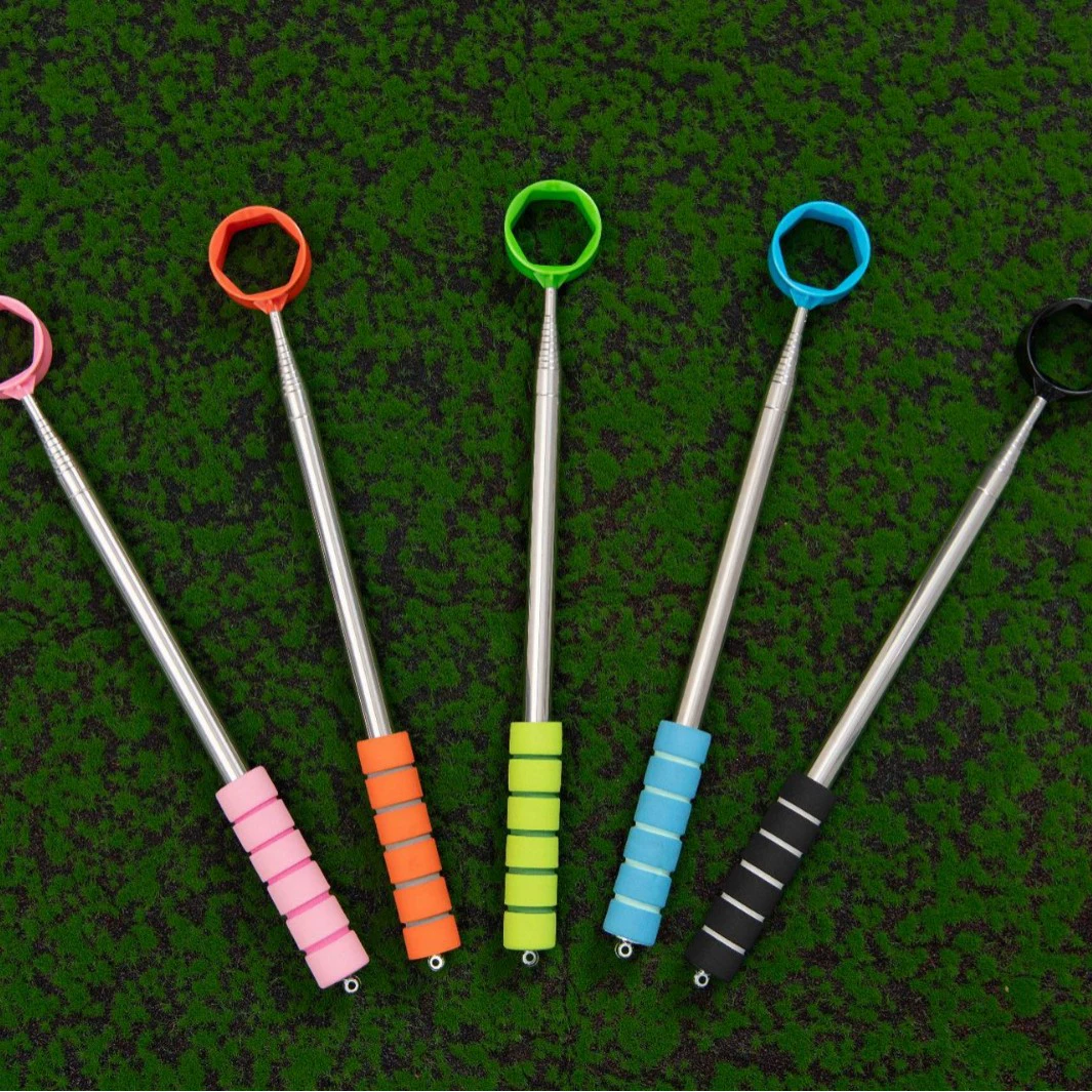 Антенна-удлинитель для извлечения мячей из гольфа из нержавеющей стали, выдвижной инструмент для извлечения мячей из гольфа, принадлежности для гольфа