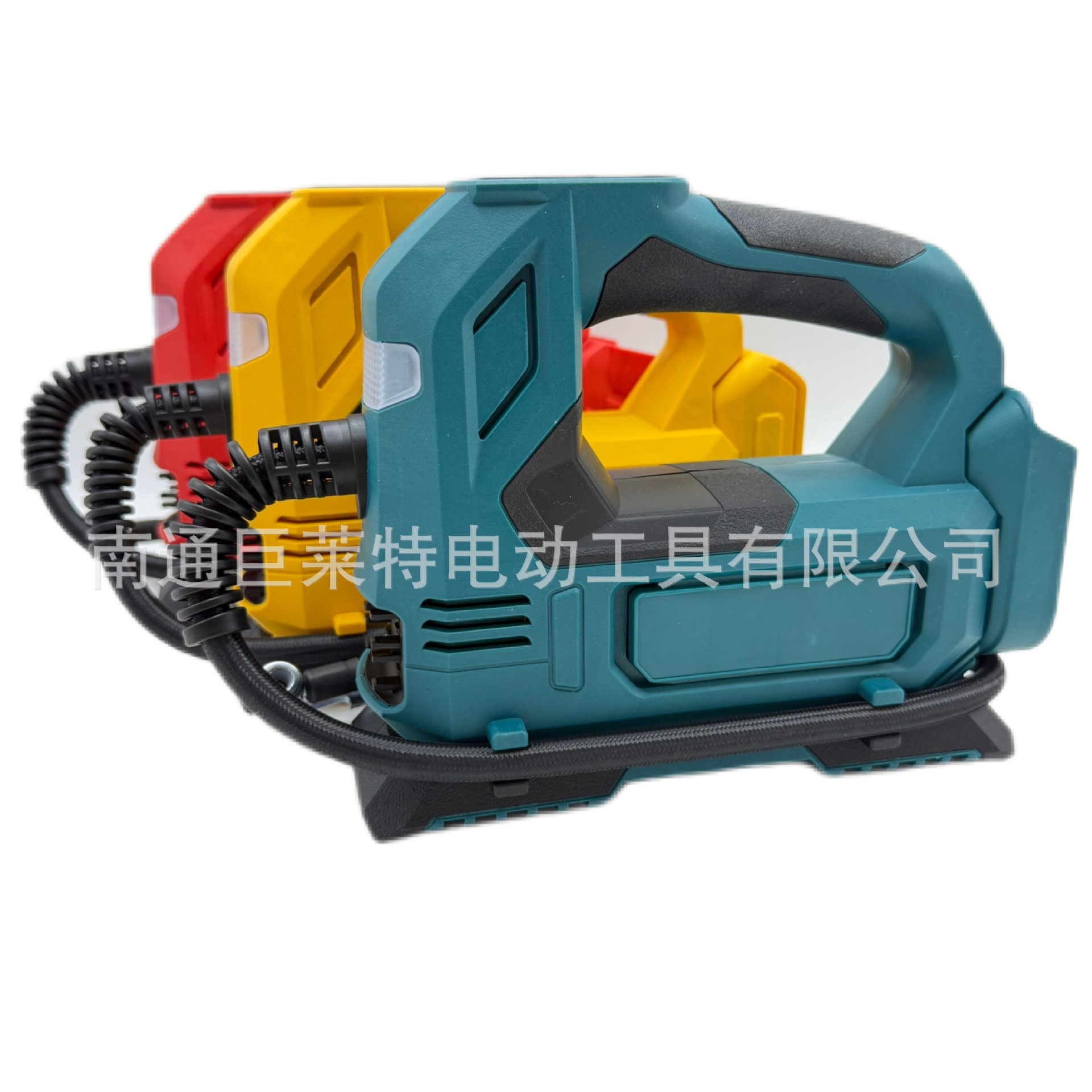 新款数显打气泵充气便携手提式21V应急多功能汽车轮胎打气