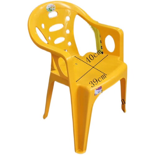 Wholesale thickened plastic chair backrest food stall simple beach chair outdoor barbecue night market plastic dining chair stackable