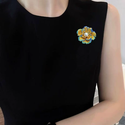 Enamel Painted Fashion Versatile Pin – Yaxa sancaqları