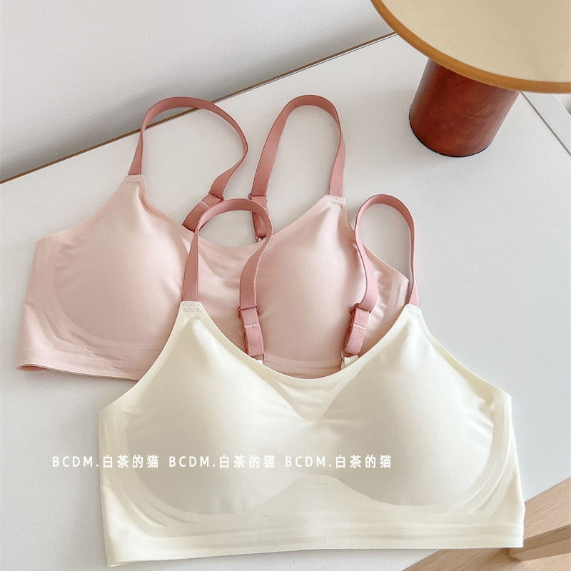 섀도우 젤리 스트립 소프트 지원 추적 속옷 푸시 업 작은 가슴 큰 가슴 작은 반지 알몸 처짐 방지 브래지어