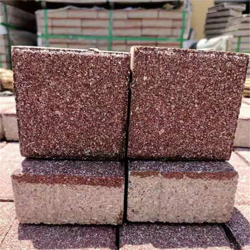 河南漯河透水砖陶瓷砖舒布洛克水泥海绵陶土砖厂砖铺路砖广场石材