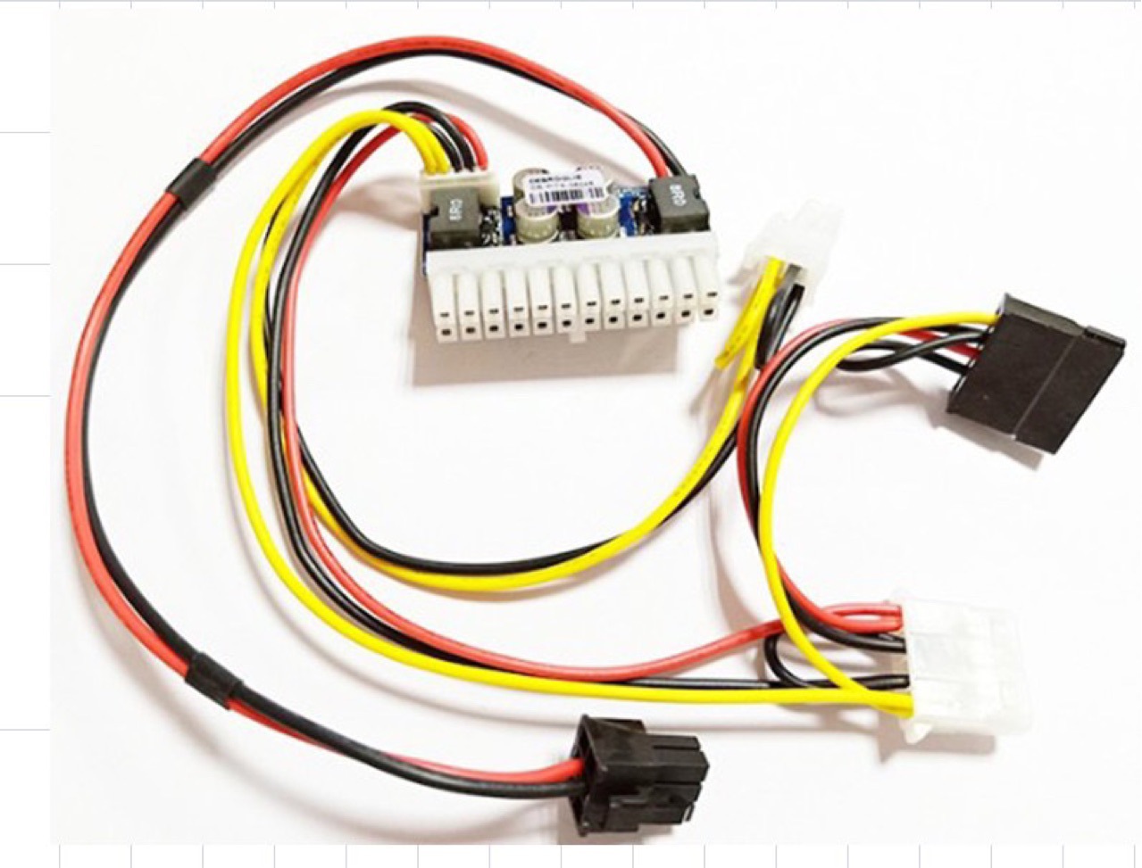 12V6pin-ATX-160W峰值250W大功率24pin直插DC电源模块ITX通用