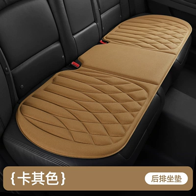Seat cushion, seat cover: Universal for All Seasons, Seaweed - square-style-khaki-long-strip-in-the-back-row