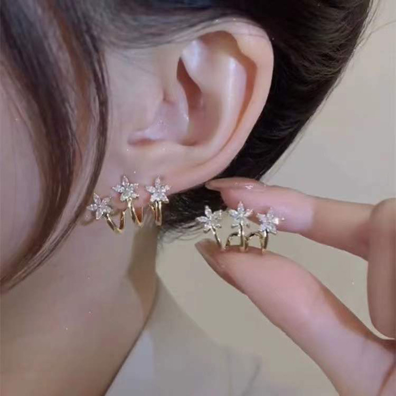 Fashion Geometric Heart Shape Alloy Plating Rhinestones Women's Drop Earrings 1 Pair display picture 29