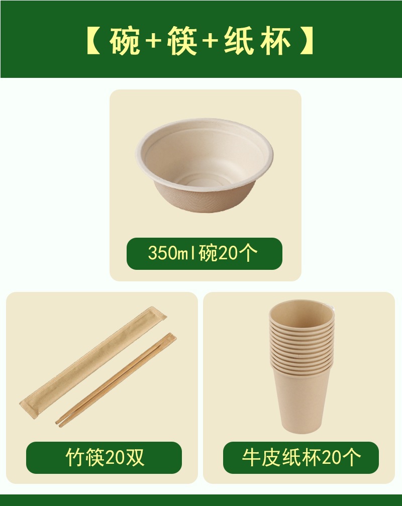 Campus Family Set Lazy Bandeja de papel desechable Bandeja de grado alimenticio, vajilla, plato, barbacoa gruesa y degradable, picnic