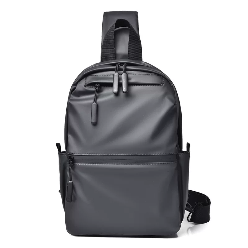 Однолямочный слинг‑рюкзак Trend, leisure chest bag, экокожа, универсальный дизайн 2023