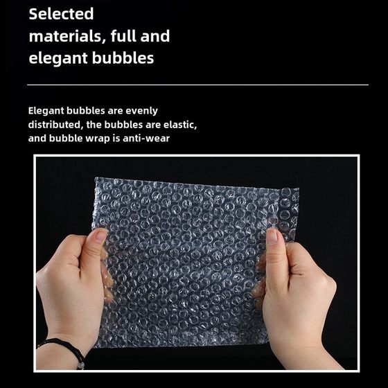 New material transparent bubble bag 15*20cm shockproof bubble bag express packing bubble bag multi-specification in stock