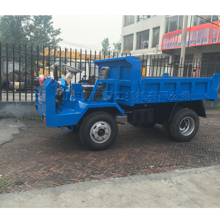 爬坡能力强大转角四不像 28马力四轮工程运输车 矿山运输装载车