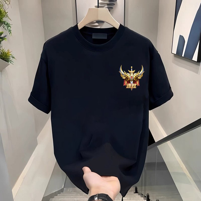 Algodón negro de mujer camiseta de mangas cortas de verano 2025 estudiantes de hombro camiseta de mujer camiseta de base un cabello