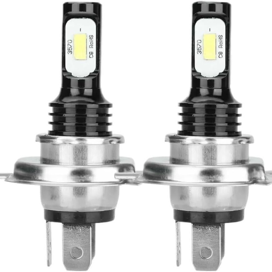 Faros de automóvil LED H4 80W 3570 2LED Niebla 80W Faros de motocicleta CSP Luz blanca