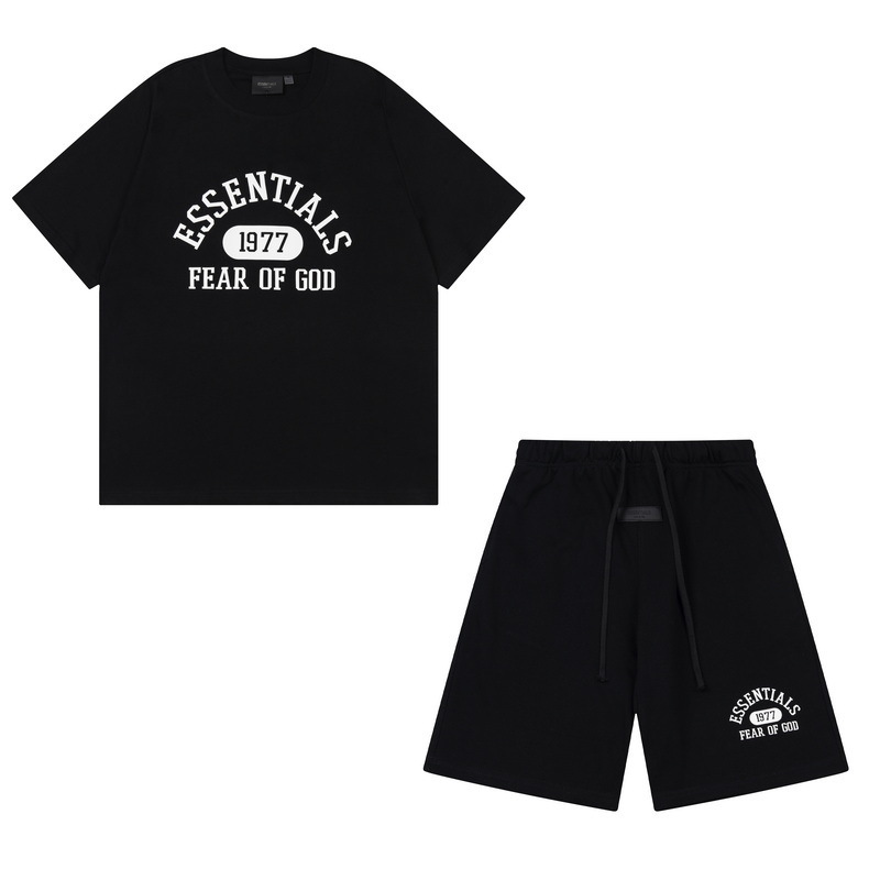 Nueva Sudadera con Capucha FEAR OF GOD ESSENTIALS con Letras Estampadas, Unisex, Casual, Holgada, con Forro Polar, Moderna