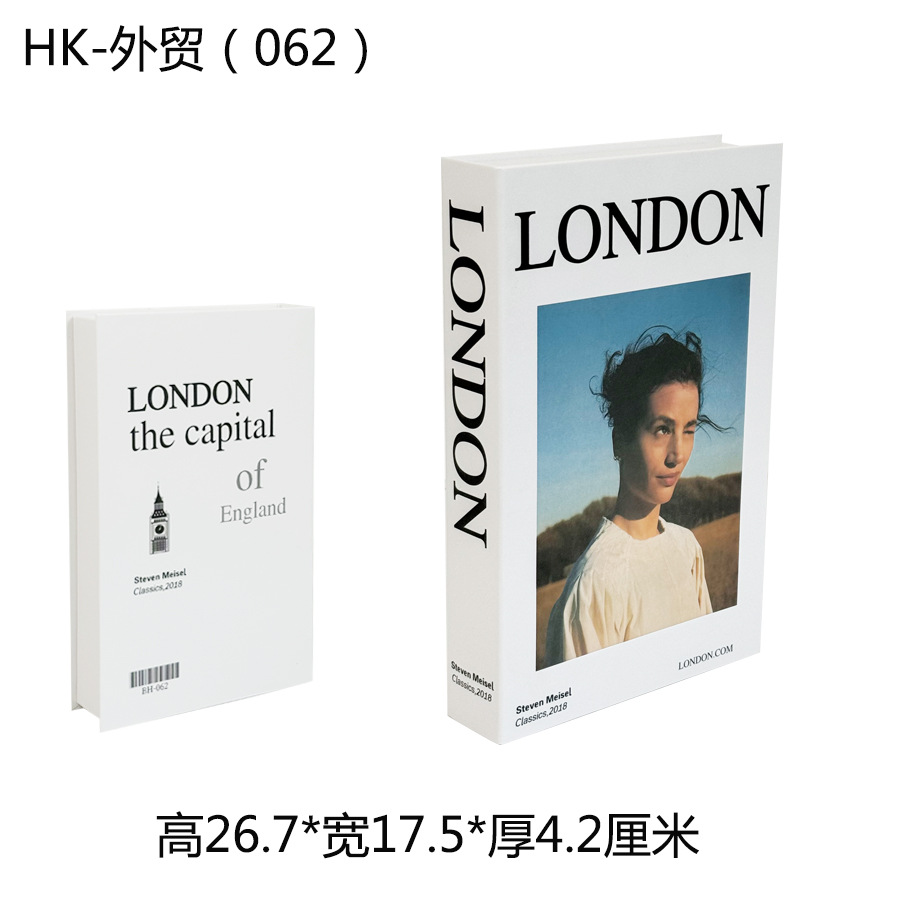 Libros falsos plegables estilo nórdico/INS, props de fotografía, decoración suave, muestra de fábrica