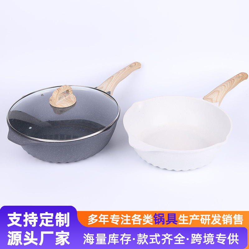 Moderno simple casero antiadherente dos piezas juego de paneles conjunto de regalos de reunión anual al por mayor práctica caja de regalo de cocina de cocina