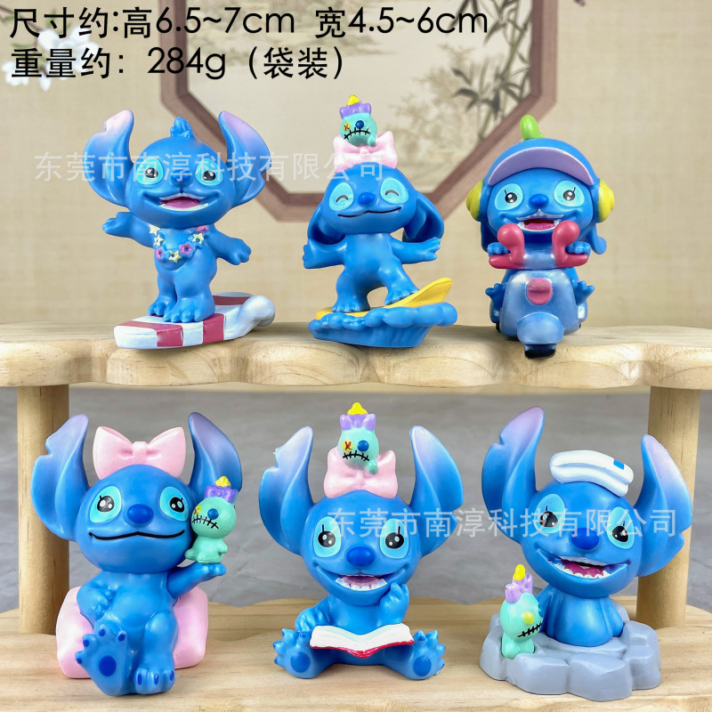 国境を越えたスティッチフィギュアハロウィンスティッチ人形ブラインドボックスガシャポン人形マシン装飾品卸売ドロップシッピング|undefined