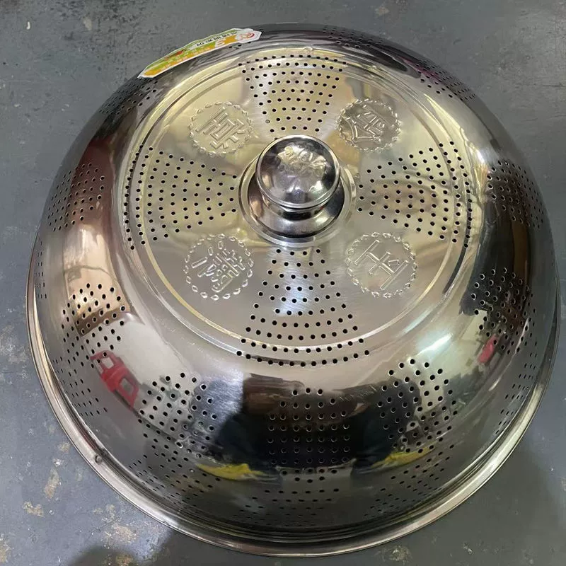 Бытовой чехол для обеденного стола против мух, чехол для посуды из нержавеющей стали, очень большой полый дизайн, утолщенный для лета.