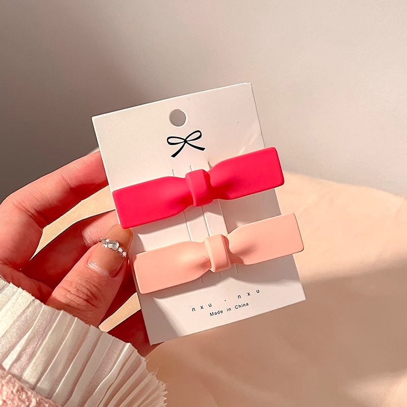 Horquilla de dopamina rosa para niña, bonito clip bb, accesorios para el cabello para niños, clip lateral y2k