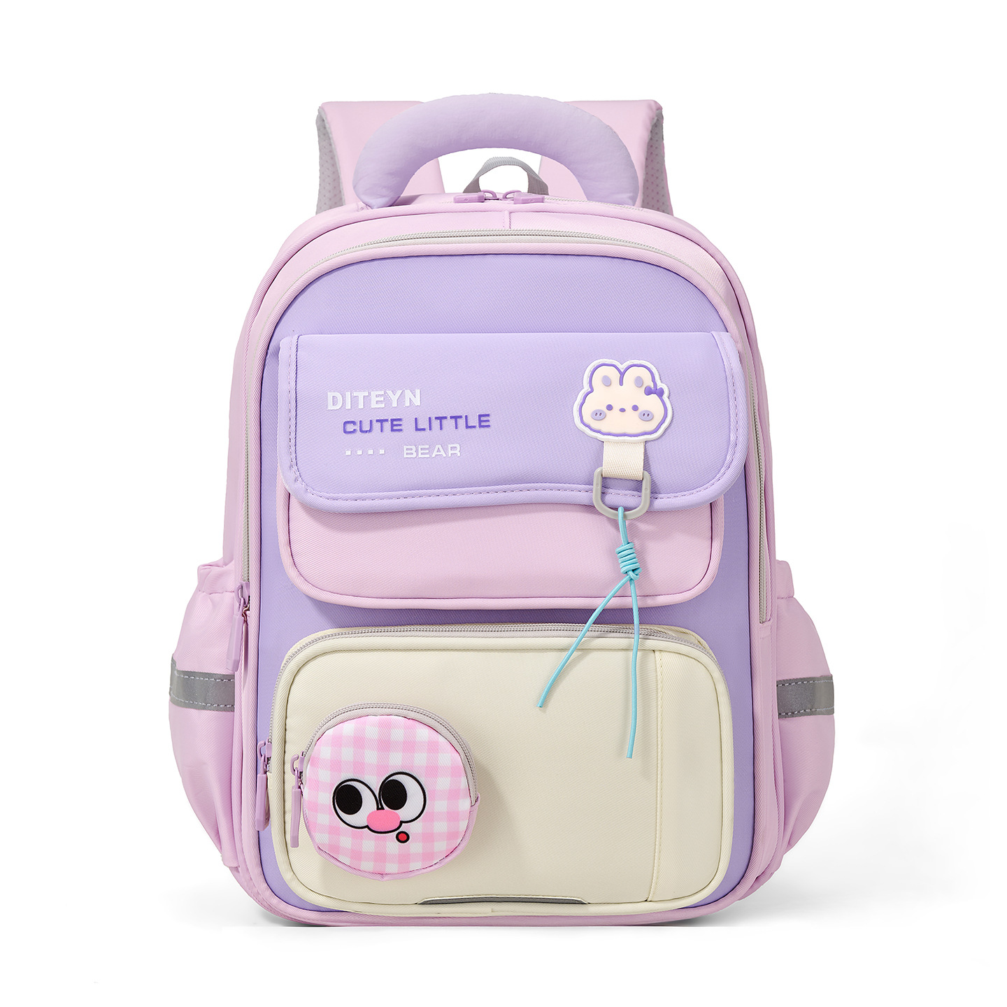 Mochila escolar, mochila transpirable para niños, grados 1 - 3 - 6 para reducir la carga, gran capacidad, ultraligera.