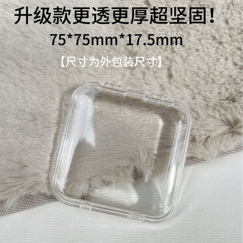 Wearing a packing box storage box square transparent simple nail art display box special box manufacturers wholesale Wearing a packing box storage box square transparent simple nail art display box special box manufacturers wholesale