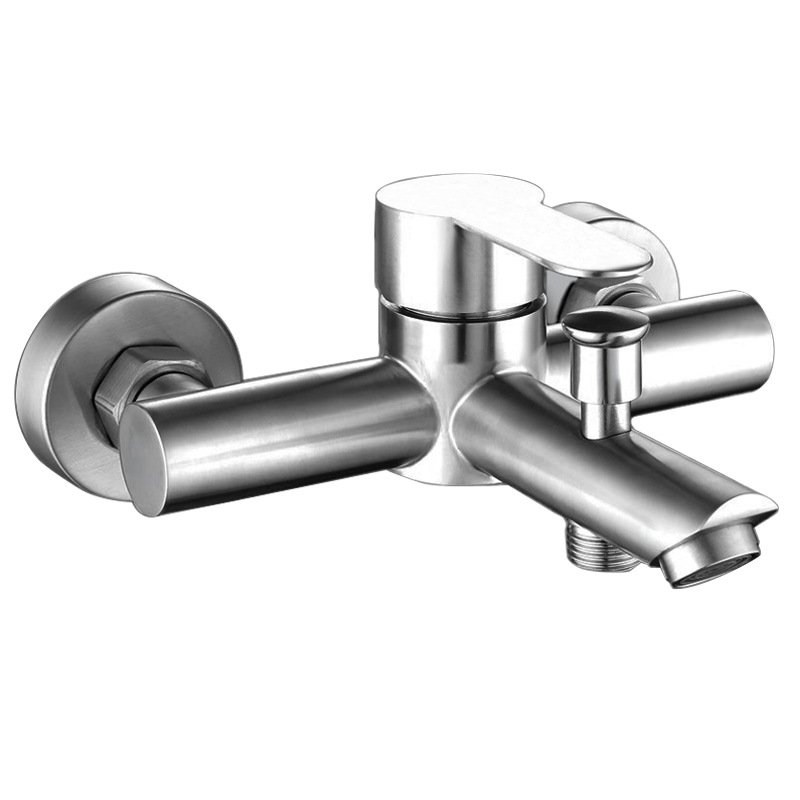 304 válvula de mezcla de acero inoxidable grifo de agua caliente y fría baño de ducha oculta conjunto interruptor de calentador de agua de ducha
