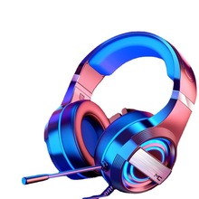 MC迈从 新款头戴式电脑耳机耳麦台式电竞带麦克风USB有线头戴耳机
