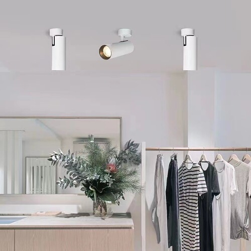 LED surface-mounted spotlights, ceiling-mounted adjustable angle spotlights, suitable for clothing stores, home background walls, focused spotlight, new model