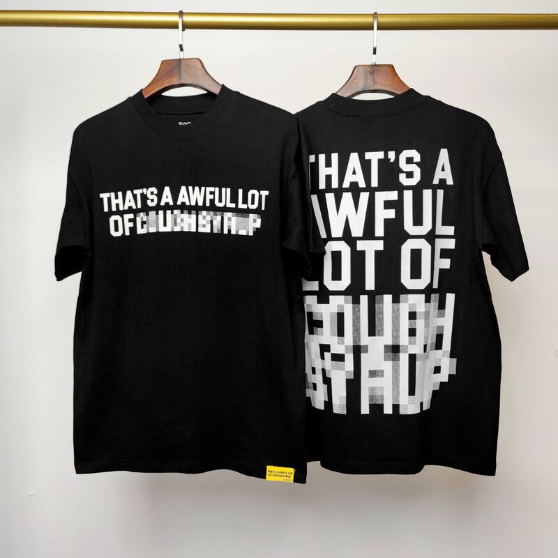 国境を越えた高品質THAT'S A AWFUL LOT OF COUGH SYRUP咳止めシロップ純綿Tシャツ|undefined