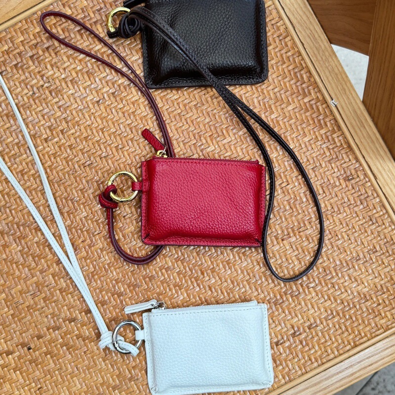 South Korea Ins Dongdaemun Designer Niche Simple Women's Wallet Head Layer Cowhide Hand Bag Coin Purse Card Bag