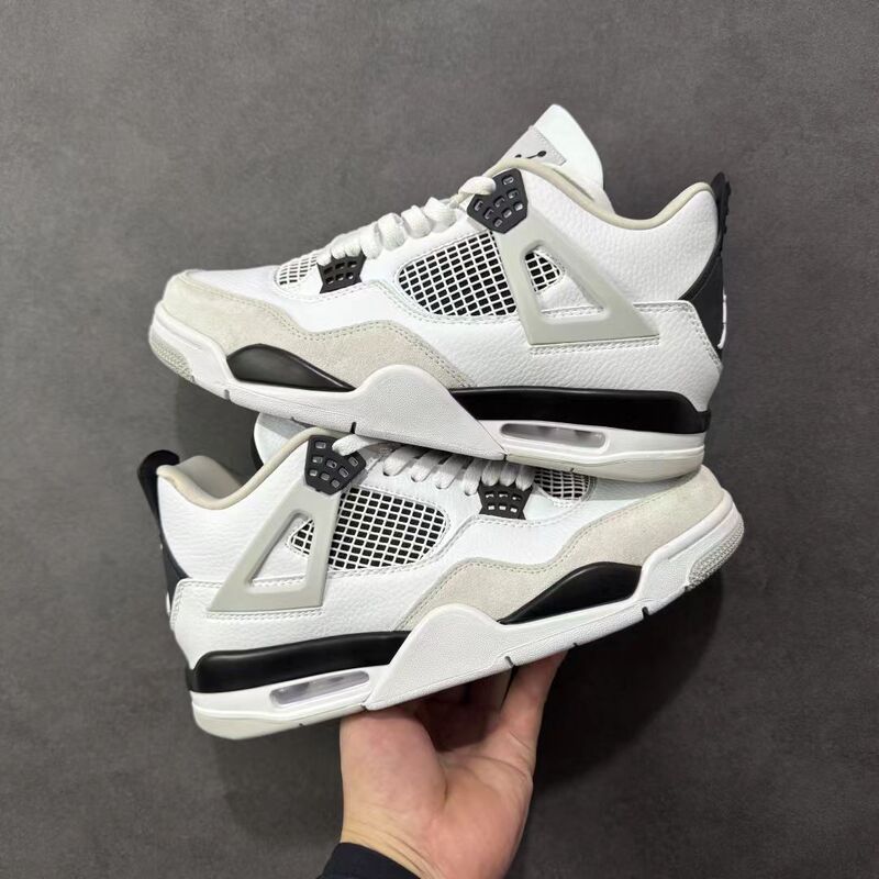 Putian Trendy Shoes Foreign Trade Dropshipping Aj4 Paris Cat White Oreo Hot Lava Electric Mother Yellow Qiao 4 Sports Basketball Shoes