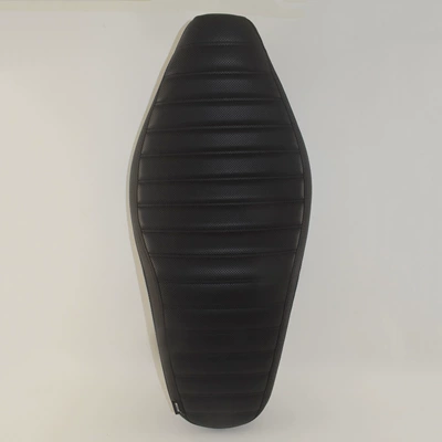 Suitable for Honda Rebel CM 500 300 CMX modified integrated seat cushion, front and rear seat cushion, one-piece seat cushion (Motorcycle cushion) - striped-model-black-20465