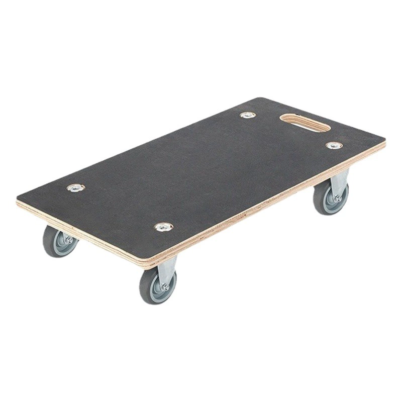 Трансграничный четырехколесный тележка, бесшумный бортовой грузовик, утолщенный грузовик с деревянной черепахой