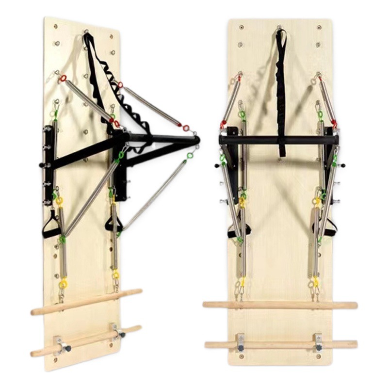 Tabla de entrenamiento de yoga para rehabilitación con resortes, dispositivo de yoga y pilates para montar en la pared
