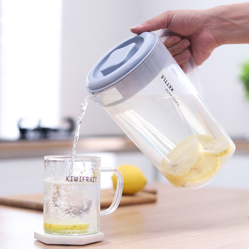 Heat-resistant and high-temperature resistant large-capacity plastic cold water kettle cool water kettle teapot zha kettle fruit juice kettle cool water cup household set 