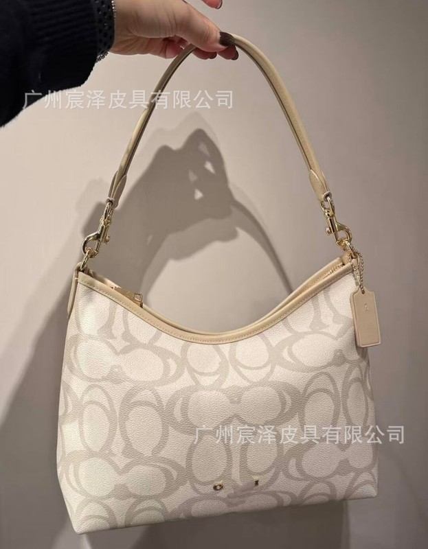寇家2025高品质Laurel流浪包经典新款配色老花腋下包单肩斜挎女包|undefined