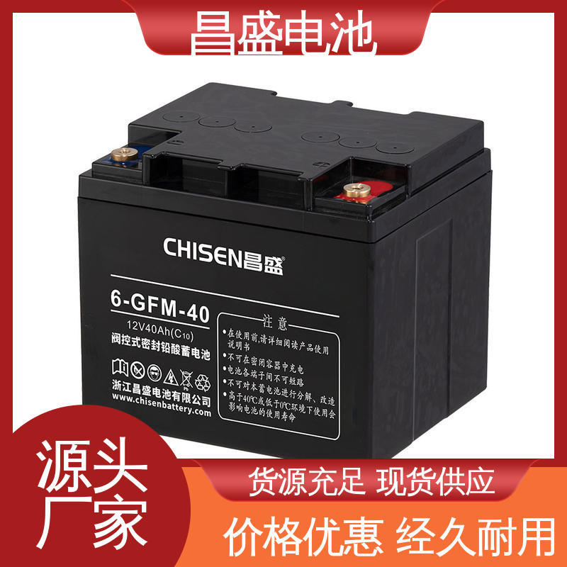 昌盛 6-GFMJ-40 eps电源 免维护蓄电池 直流屏 设备配套 诚信经营