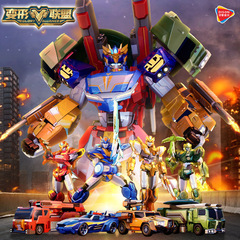 正版變形聯盟汽車人變形玩具合體金剛兒童男孩機器人機甲手辦模型