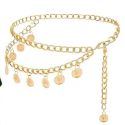 Women's Versatile Metal Waist Chain Summer Trendy Accessory_voghion.com