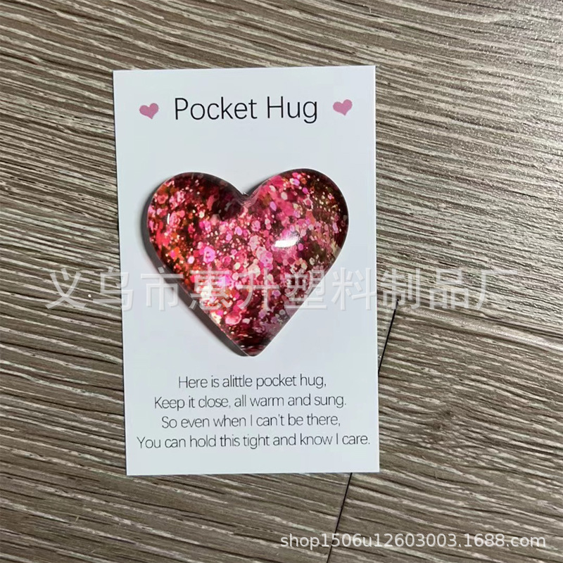 Pocket Hug Heart Pocket Hug Heart Hug Love Token Gift Standalone Stand