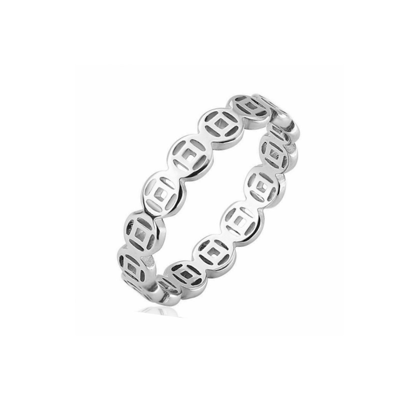 Qian Duoduo Copper Coin Ring Fine Jewelry For Wealth And Fortune_voghion.com