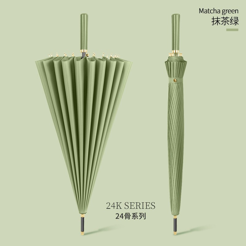 temu人気商品24本骨長柄傘特大サイズ二人用強化耐風三人用直傘卸売カスタムロゴ|undefined